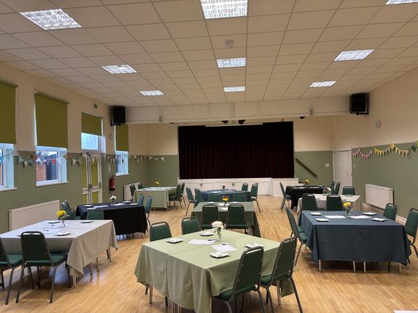 Hall set up tables 4